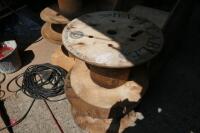 12 WOODEN CABLE REELS - 5