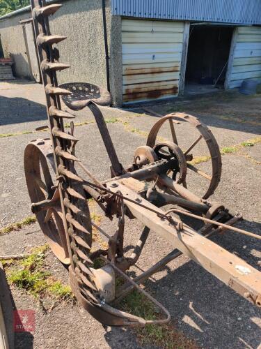 MCCORMICK HORSE DRAWN FINGER BAR MOWER