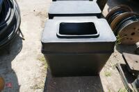 BLACK PLASTIC WATER TANK - 2