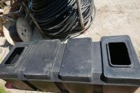 BLACK PLASTIC WATER TANK - 3