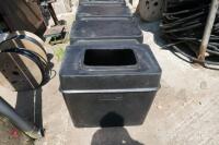 BLACK PLASTIC WATER TANK - 6