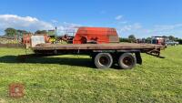 25' HOMEMADE FLAT BED BALE TRAILER - 2