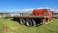 25' HOMEMADE FLAT BED BALE TRAILER - 3