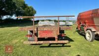 25' HOMEMADE FLAT BED BALE TRAILER - 4