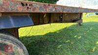 25' HOMEMADE FLAT BED BALE TRAILER - 6