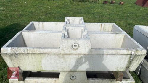 2 MAXWELL CONCRETE WATER TROUGHS