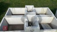 2 MAXWELL CONCRETE WATER TROUGHS - 2