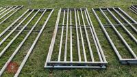 2 X 10' HEAVY DUTY YARD GATES - 2