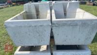 2 MAXWELL CONCRETE WATER TROUGHS - 3