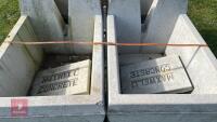 2 MAXWELL CONCRETE WATER TROUGHS - 4
