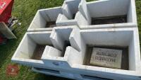 2 MAXWELL CONCRETE WATER TROUGHS - 4