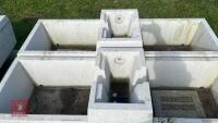 2 MAXWELL CONCRETE WATER TROUGHS - 3