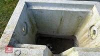 2 MAXWELL CONCRETE WATER TROUGHS - 4