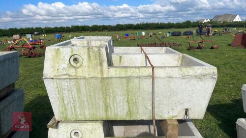 2 MAXWELL CONCRETE WATER TROUGHS