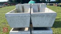 2 MAXWELL CONCRETE WATER TROUGHS - 2