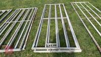 2 X 11' 4 HEAVY DUTY YARD GATES" - 2