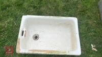 28 X 18" X 10" BELFAST SINK" - 4