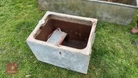 26 X 20" X 20" GALVANISED WATER TANK" - 2