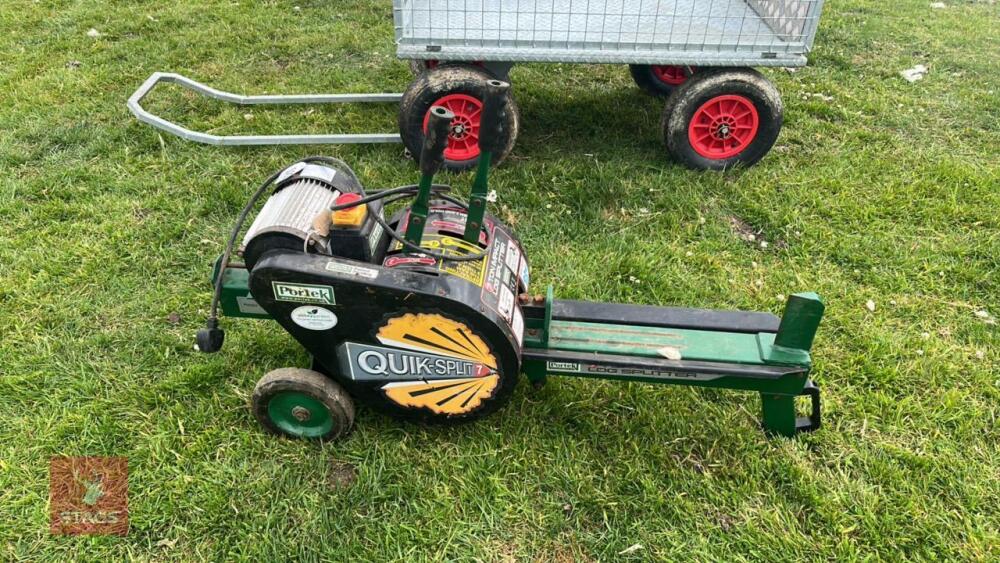 PORTEX 240V 7T LOG SPLITTER