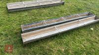 2 X 9' METAL SHEEP TROUGHS