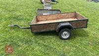 2M X 1.2M SINGLE AXLE CAR TRAILER