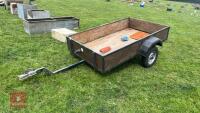 2M X 1.2M SINGLE AXLE CAR TRAILER - 2