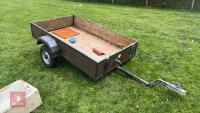 2M X 1.2M SINGLE AXLE CAR TRAILER - 4