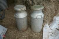 2 X AL MILK CHURNS - 5