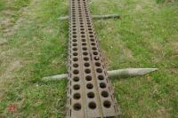 14 STEEL TRACK PANELS - 8