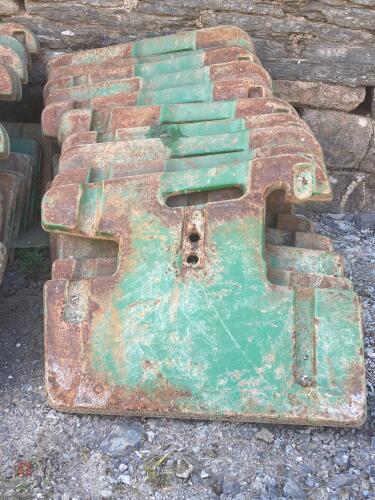 10 JOHN DEERE WEIGHTS