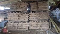 APPROX 500 HARDSWOOD SLATS