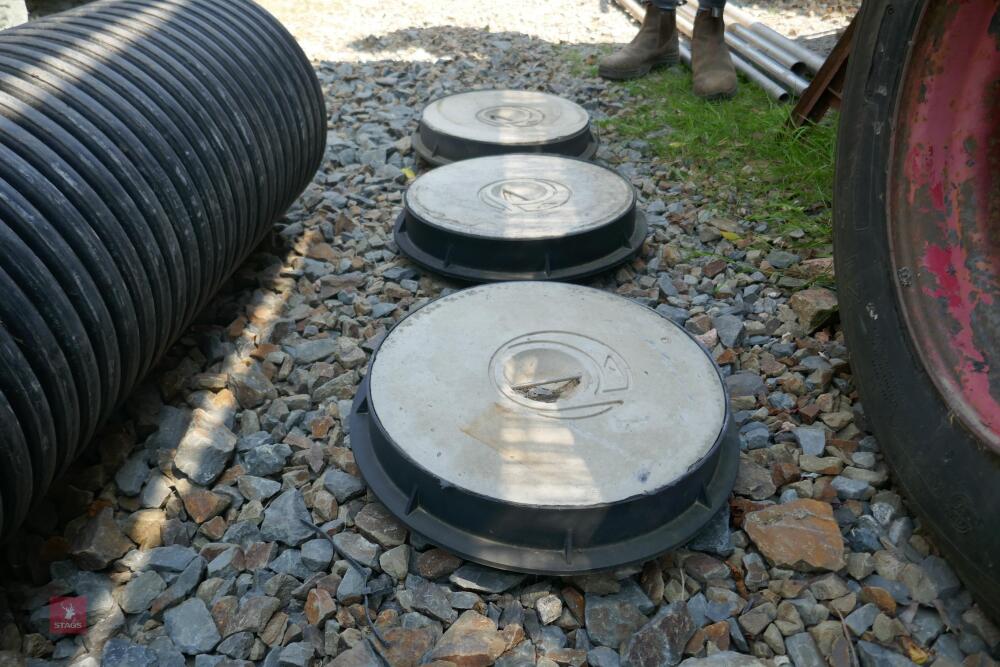 3 MANHOLE COVERS