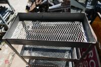 WHEELED 4 SHELF STORAGE RACK - 2