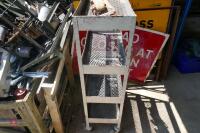 WHEELED 4 SHELF STORAGE RACK - 4