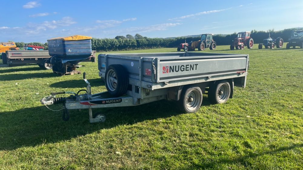 NUGENT 8' X 5' 10 FLAT BED TRAILER"