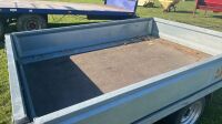 NUGENT 8' X 5' 10 FLAT BED TRAILER" - 8