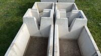 2 MAXWELL CONCRETE WATER TROUGHS - 2