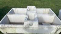 2 MAXWELL CONCRETE WATER TROUGHS - 4