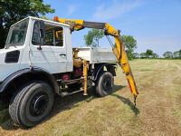 UNIMOG U1300 WITH HYDRAULIC CRANE - 3