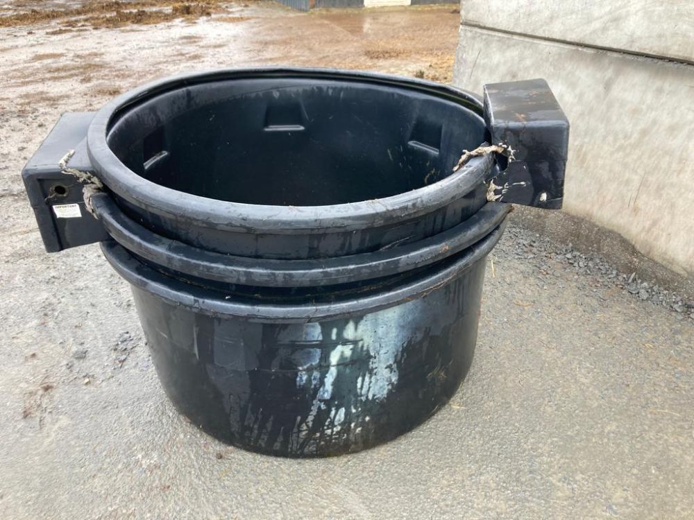 3 250G WATER TROUGHS