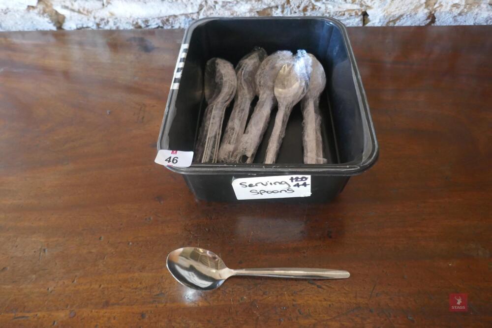 44 SERVING SPOONS