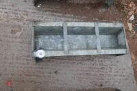 3' GALVANISED GROUND FEED TROUGH