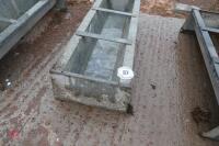 3' GALVANISED GROUND FEED TROUGH - 2