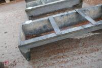 3' GALVANISED GROUND FEED TROUGH - 2