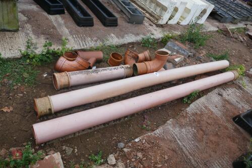 VARIOUS LENGTHS + FITTINGS OF SOIL PIPE