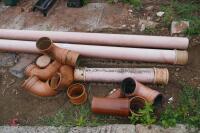 VARIOUS LENGTHS + FITTINGS OF SOIL PIPE - 4