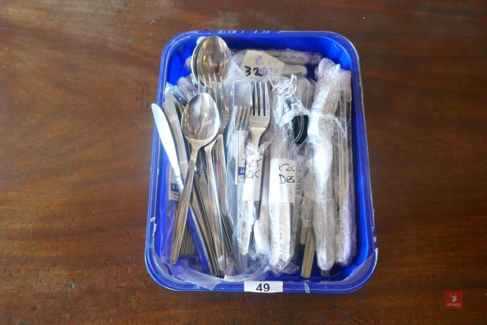 LARGE QTY OF SPARE CUTLERY