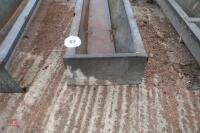 6' GALVANISED GROUND FEED TROUGH - 3