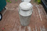 ALUMINIUM MILK CHURN - 2