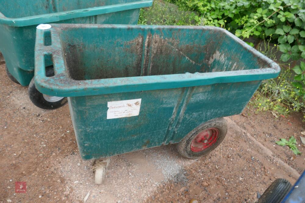 4 WHEELED FEED TROLLEY